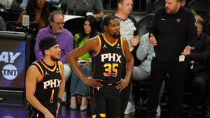 Suns' Kevin Durant, Eric Gordon out vs. Heat; Miami's Jimmy Butler sidelined