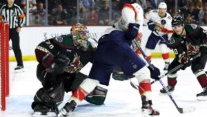 Coyotes home win streak snapped by reigning Eastern Conference champion Panthers
