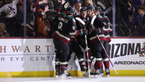 Coyotes GM Armstrong excited about Logan Cooley-Dylan Guenther fit