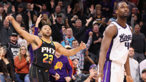 Phoenix guard Eric Gordon on the Suns' small-ball lineup: 'Who's Jokić gonna guard?'