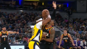 Suns' Beal exits game after taking elbow to face, Nurkic ruled out