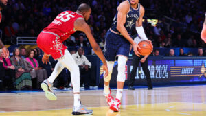 Blast from the past: Kevin Durant wears Nike KD 4 'Galaxy' shoes in NBA All-Star Game