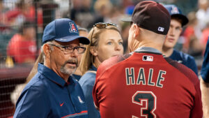 Arizona interim athletic director Mike Candrea says job is to be a 'Band-Aid'
