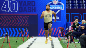 Arizona OL, potential 1st-round pick Jordan Morgan shows off speed at NFL Draft Combine