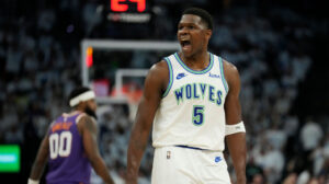 Anthony Edwards walks walk, then talks in T-Wolves' Game 1 win over Suns