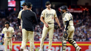 Diamondbacks ace Zac Gallen exits loss vs. Mets after 6 pitches