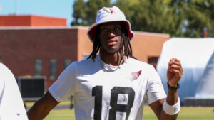 Marvin Harrison Jr.'s work ethic flashing early on in Cardinals OTAs