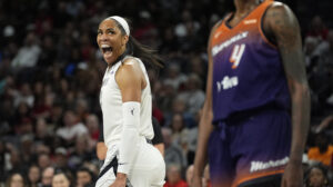 A'ja Wilson posts double-double as Mercury drop season opener to Aces