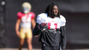49ers' Brandon Aiyuk fuels contract dispute talk with former ASU teammate Jayden Daniels