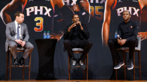 'It's all love': Suns GM James Jones refutes Kevin Durant trade speculation after NBA Draft pick
