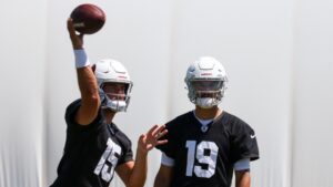 Cardinals training camp battles: Desmond Ridder vs. Clayton Tune for QB2