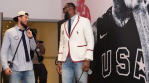 Devin Booker stands out as Americans flash Ralph Lauren outfits at Olympics opening ceremony