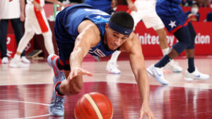 Devin Booker helps provide spark off bench in Team USA's win vs. Serbia