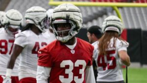 All jokes aside, Cardinals rookie RB Trey Benson is about his business