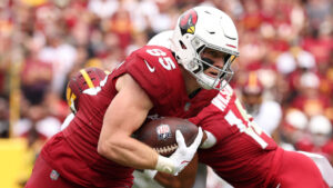 Trey McBride outside of top 10 tight ends in ESPN ranking