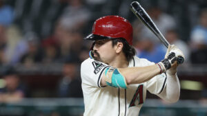 Diamondbacks' Corbin Carroll leads off with a single, hot hitting month rolls in Boston
