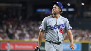 Dodgers' Clayton Kershaw exits early, Corbin Carroll launches solo home run