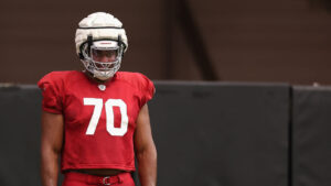 Paris Johnson Jr. simply stands out as Cardinals' open training camp practices wrap