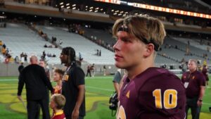Arizona State QB Sam Leavitt 'unbelievable' in first collegiate start vs. Wyoming