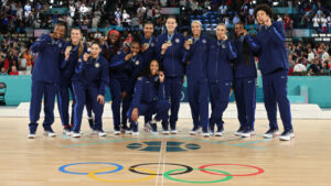 Kahleah Copper takes over late to help US women hold on for gold over France