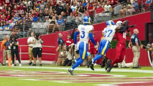 Marvin Harrison Jr. records 2 touchdowns, 130 yards in 1st quarter vs. Rams