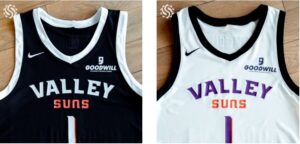 Valley Suns reveal jersey design for 2024-25, Goodwill sponsor patch
