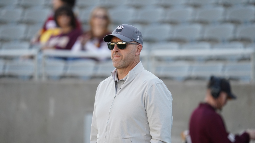 Arizona Cardinals General Manager Monti Ossenfort at ASU vs UCF (Jeremy Schnell/Arizona Sports)...