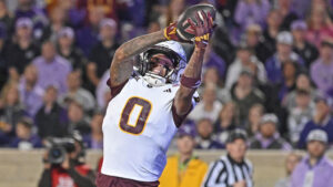 PFF: ASU's Jordyn Tyson falls to late first-round in post-combine mock draft