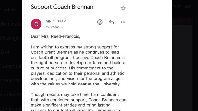 ASU fan sends letter of support for Arizona's Brent Brennan
