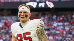Trey McBride talks about his short reign as NFL’s highest-paid tight end