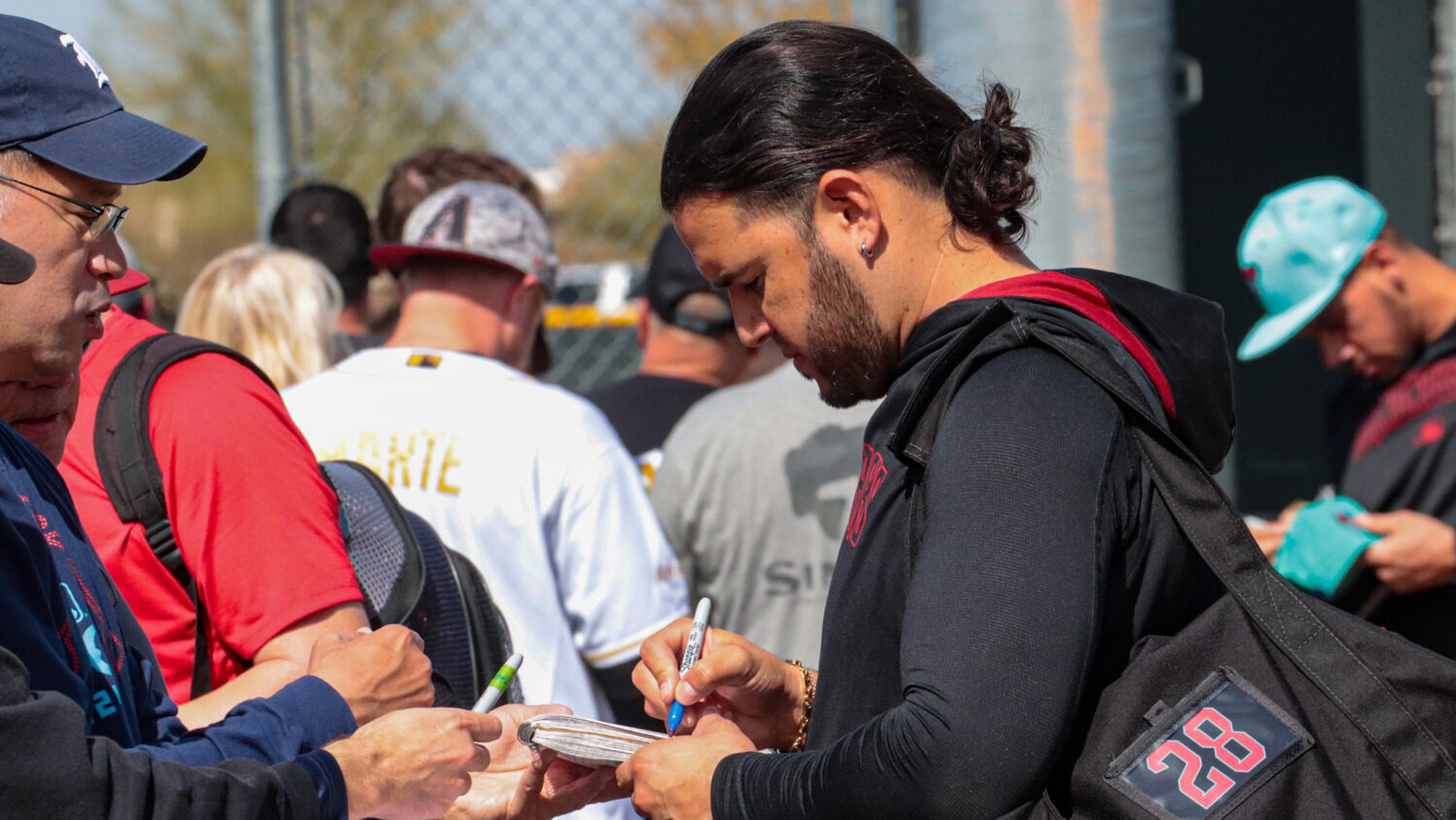 Diamondbacks spring training: Eugenio Suarez...