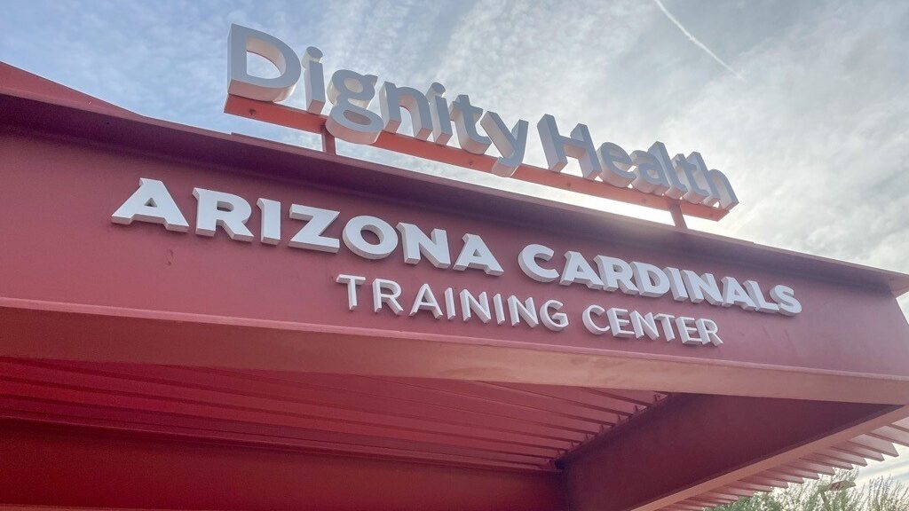 The Cardinals are working on a new training facility in Tempe...