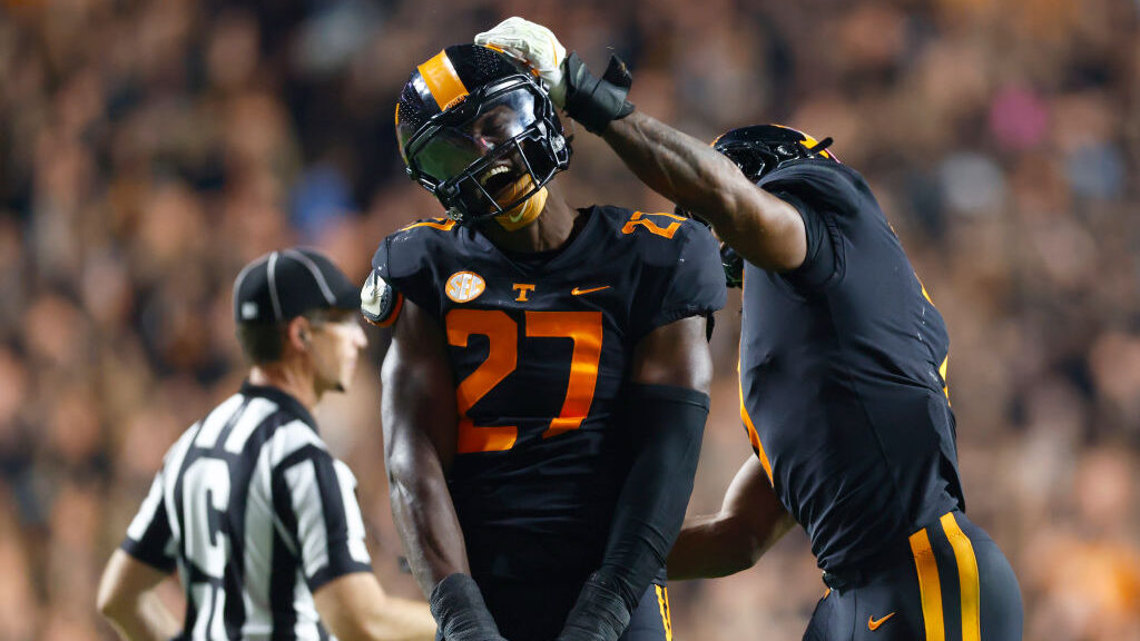 James Pearce Jr. was among a handful of DL and pass-rusher prospects to show out at the NFL Draft C...