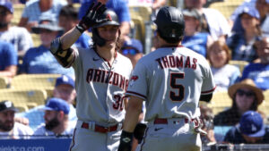 Diamondbacks outfielder Jake McCarthy addresses trade rumors from offseason