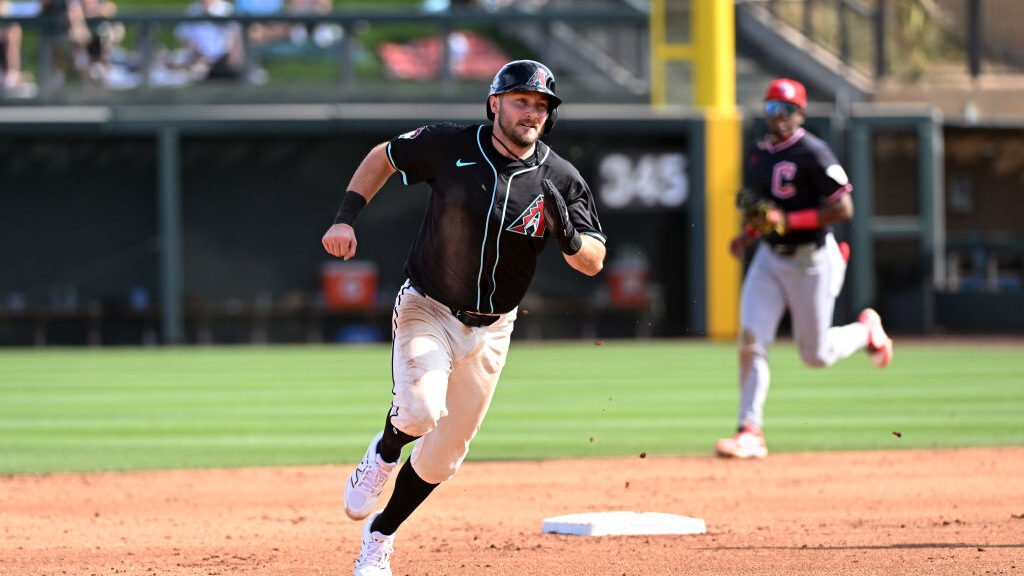 Diamondbacks' Garrett Hampson...