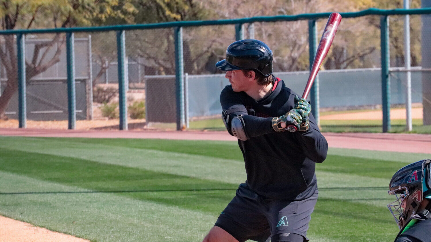 Diamondbacks outfielder Jake McCarthy...