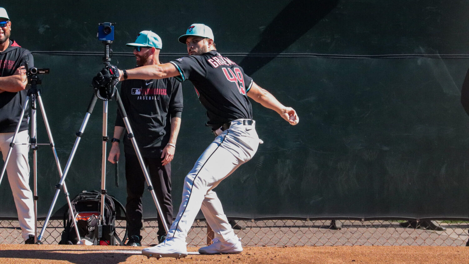 Diamondbacks pitcher Kendall Graveman...