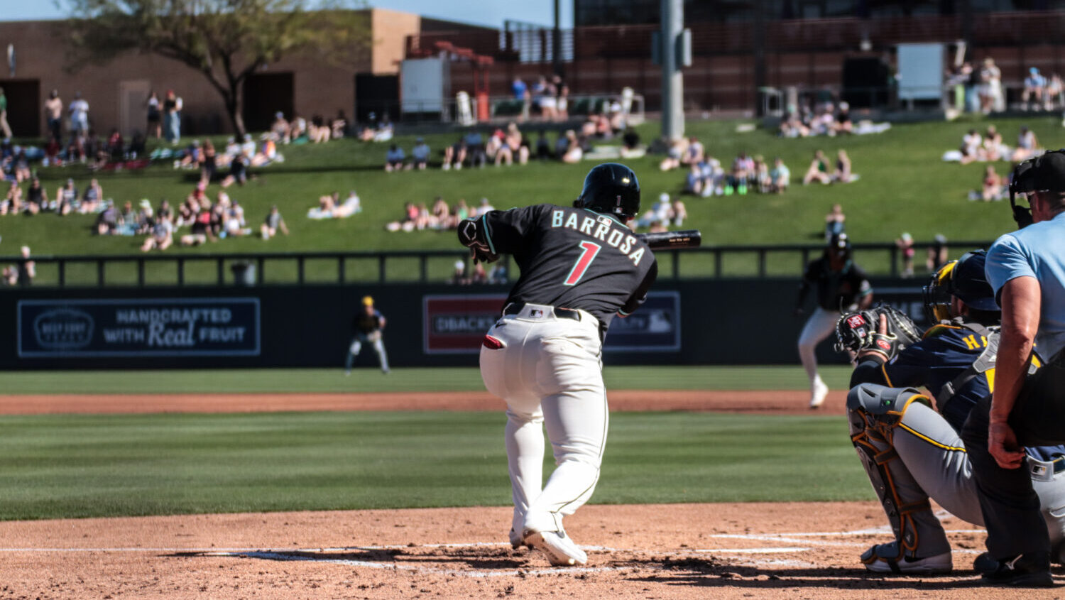 Diamondbacks outfielder Jorge Barrosa...