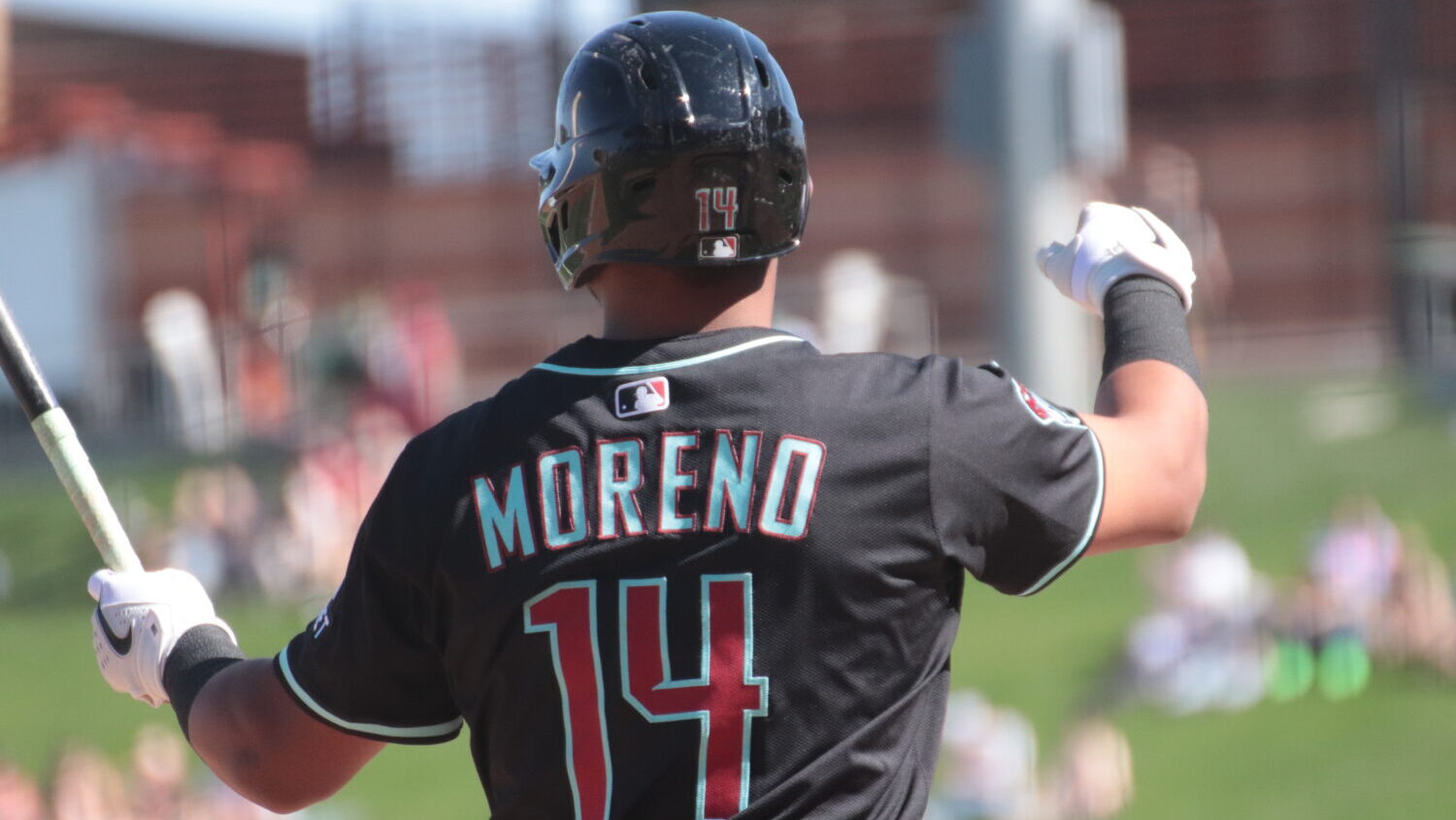 Diamondbacks catcher Gabriel Moreno...