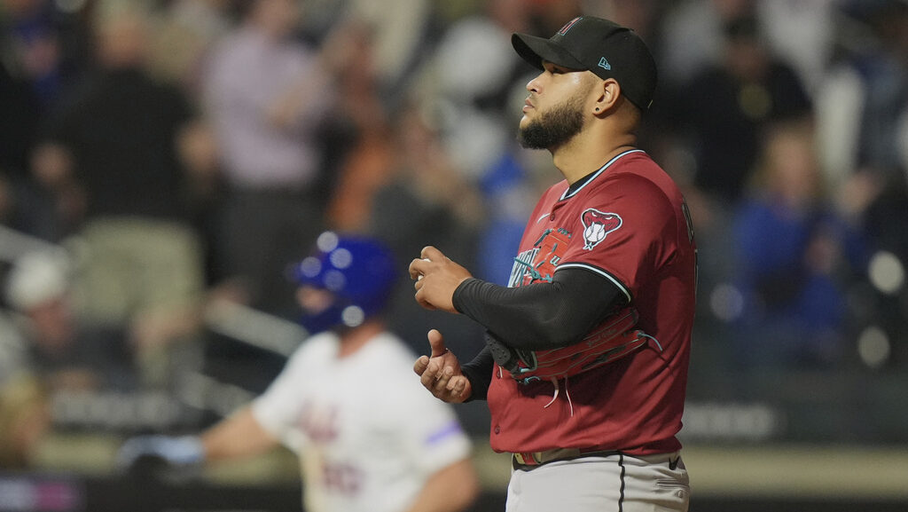 Arizona Diamondbacks pitcher Eduardo Rodriguez...