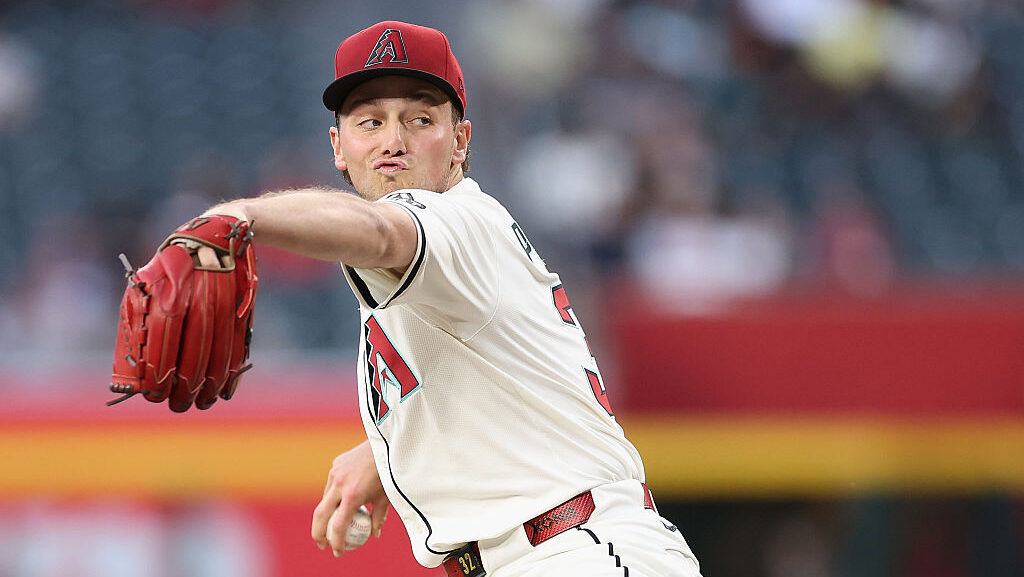 Brandon Pfaadt #32 of the Arizona Diamondbacks...