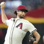 Arizona Diamondbacks starting pitcher Zac Gallen throws against the New York Mets during the first inning of a baseball game Tuesday, May 6, 2025, in Phoenix. (AP Photo/Ross D. Franklin)Credit: ASSOCIATED PRESS