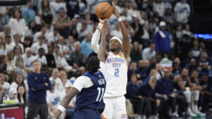 Thunder fend off T-wolves to take 3-1 lead, 1 win away from winning Western Conference