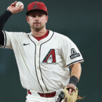 Infielder Tim Tawa #13 of the Arizona Diamondbacks fields ground ball out during the MLB game at Chase Field on April 13, 2025 in Phoenix, Arizona. (Photo by Christian Petersen/Getty Images)