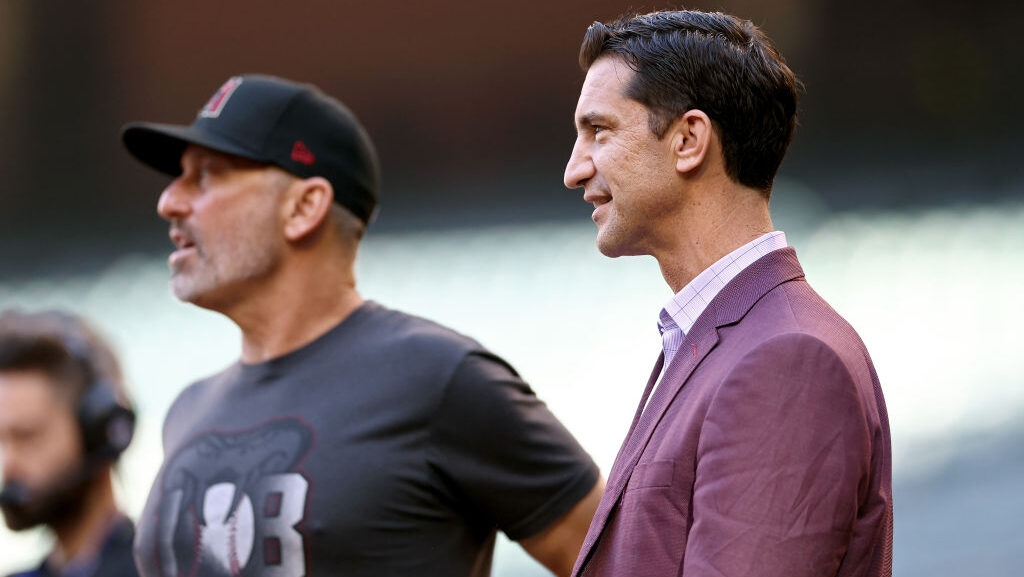 Diamondbacks manager Torey Lovullo and GM Mike Hazen...