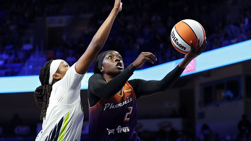 Kahleah Copper #2 of the Phoenix Mercury...