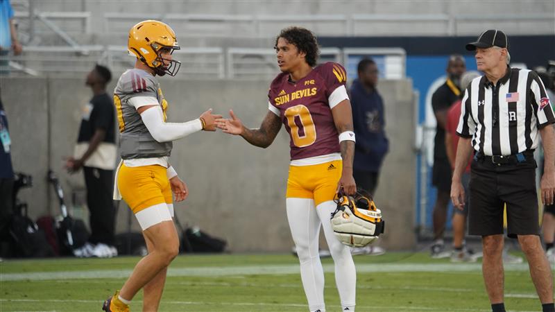 Arizona State stars Sam Leavitt and Jordyn Tyson...