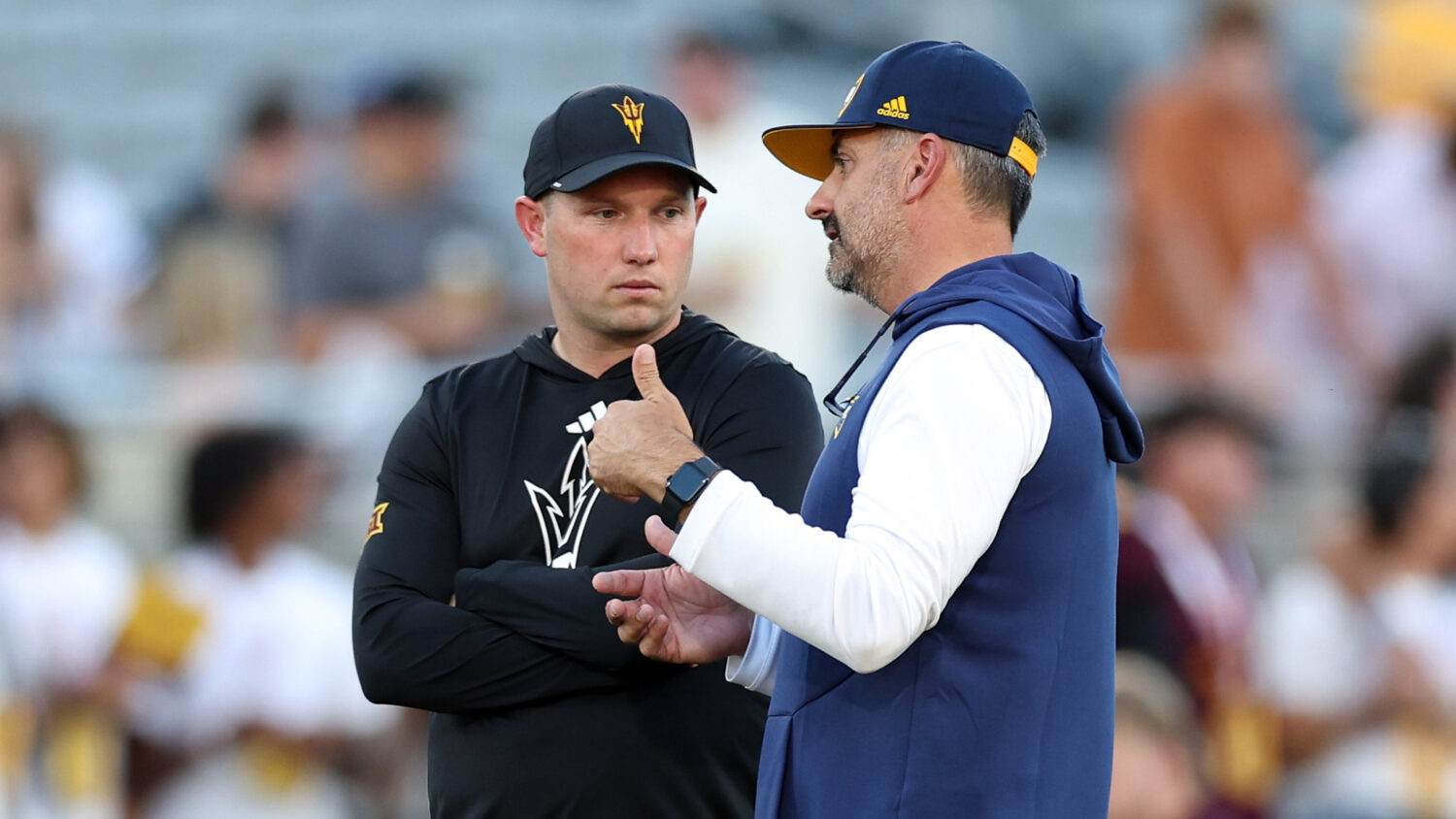Arizona State's Kenny Dillingham and NAU's Brian Wright...