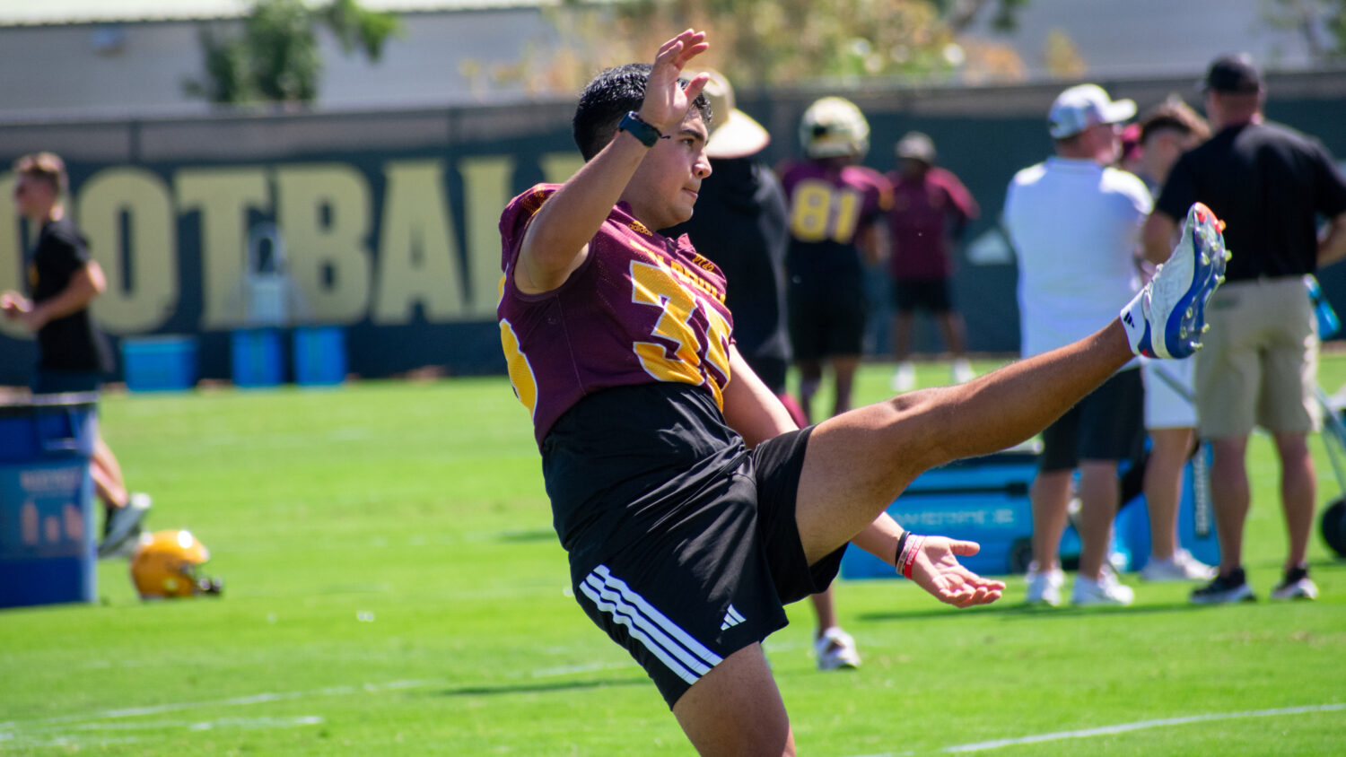 Arizona State kicker Jesus Gomez...