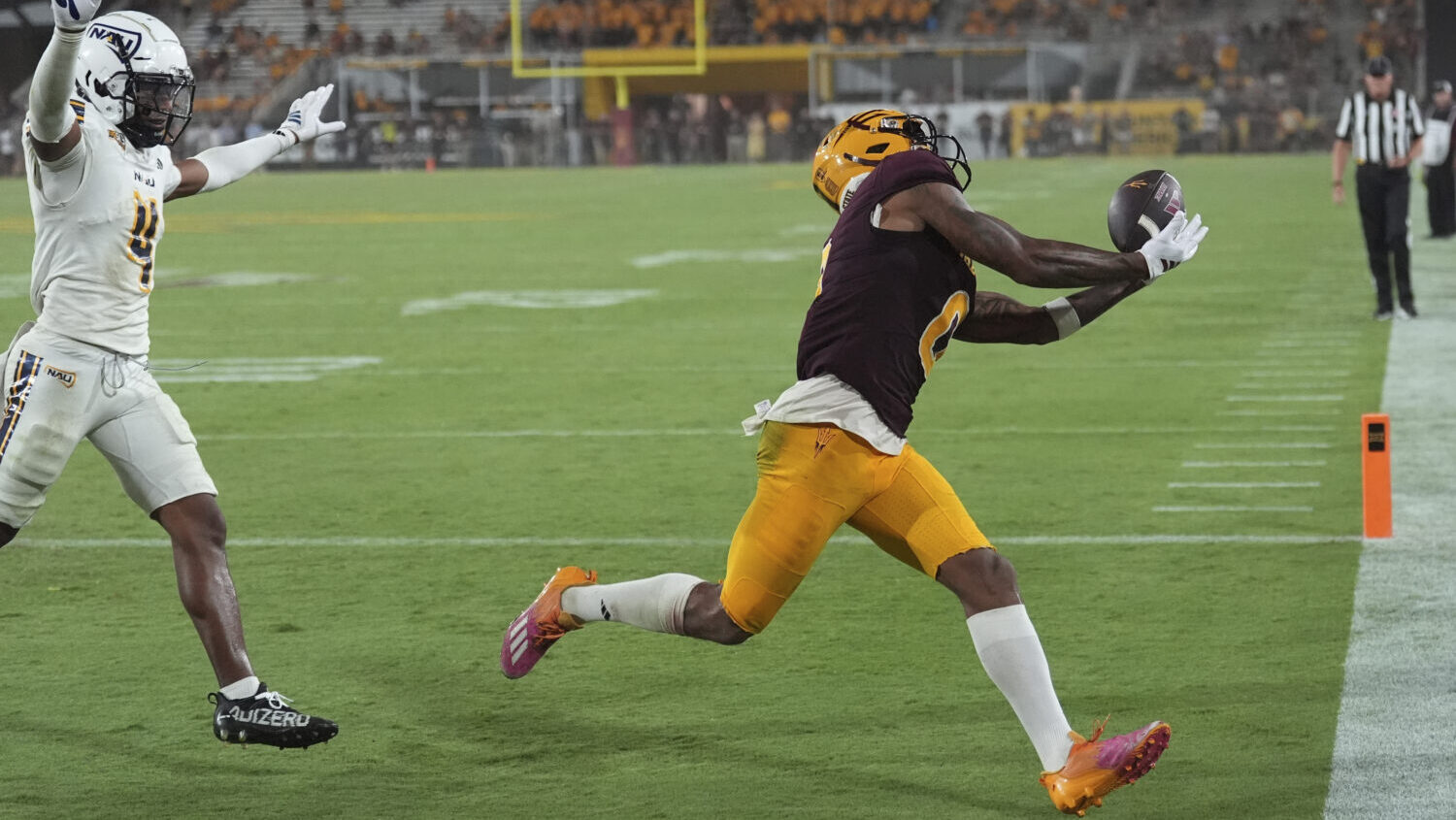 Jordyn Tyson catch fourth quarter ASU football NAU...